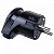 Вилка угловая с заземлением, 16А IP20, черный, SQ1806-0008 SQ1806-0008 TDM